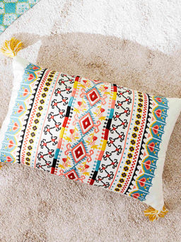 Chumbak - Pixel Kilim Cushion Cover (12x18 inches)