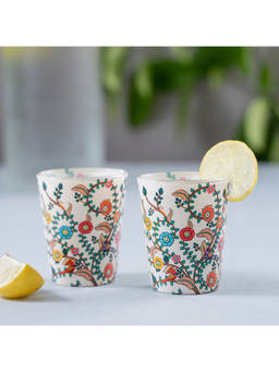 KOLOROBIA - Madhubani Art Shot Glasses Set of 2