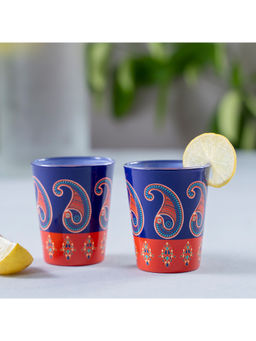 KOLOROBIA - Splendid Paisely Shot Glass Set of 2