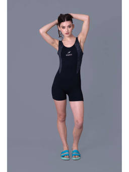 Keepfit - Women Black Polyester Swimsuit