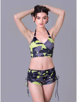 Keepfit - Women Multi-Colour Polyester Top with Bottom