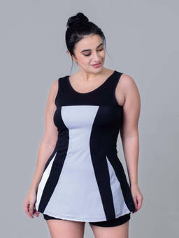 Keepfit - Women Black Polyester Top with Bottom