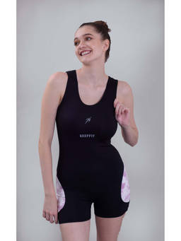 Keepfit - Women Purple Poly/Spandex Swimsuit