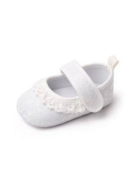 KIDLINGSS - Embroidered Frill Applique Booties - White