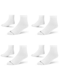 Dynamocks - Solid Men Ankle Length Socks - Free Size - Pack of 4 Pairs