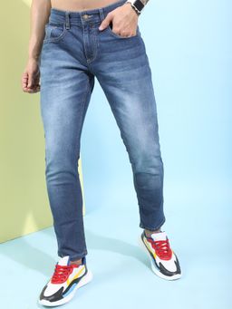 HIGHLANDER - Men's Blue Solid Jeans