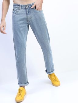 HIGHLANDER - Men's Straight Fit Light Fade Jeans