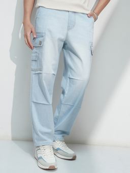 HIGHLANDER - Men's Straight Fit Mid-Rise Stretchable Jeans