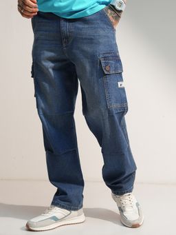 HIGHLANDER - Men's Baggy Mid-Rise Stretchable Jeans