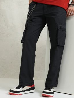 HIGHLANDER - Men's Black Oyster Cargo Trouser