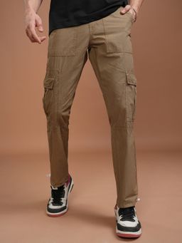 HIGHLANDER - Men's Brown Oyster Cargo Trouser