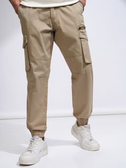 HIGHLANDER - Men's Beige Comfort Joggers