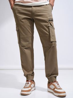 HIGHLANDER - Men's Brown Comfort Joggers