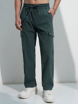 HIGHLANDER - Men's Straight Fit Mid-Rise Trousers