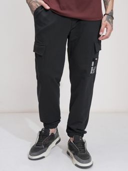HIGHLANDER - Men's Black Cargo Joggers