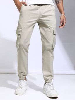 HIGHLANDER - Men's Light Green Slim Fit Joggers