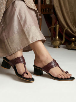 Chaal Chalan - Maroon Neriah Heels