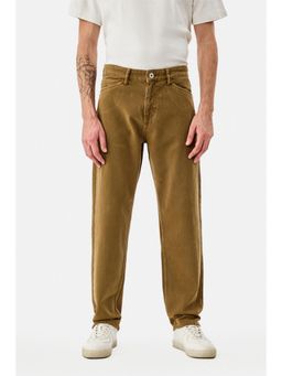 Snitch - Brown Denim Relaxed Casual Jeans for Men