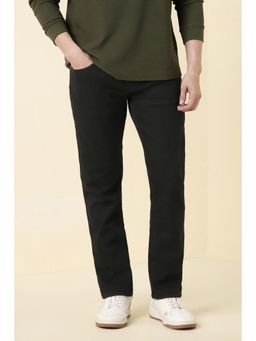 Allen Solly - Men Black Dark Wash Jeans