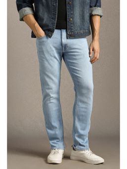 Louis Philippe - Men Light Blue Light Slim Fit Jeans