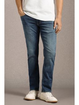 Louis Philippe - Men Blue Mid Slim Fit Jeans