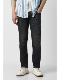 Peter England - Men Black Light Wash Jeans