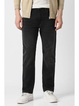 Peter England - Men Black Light Wash Jeans
