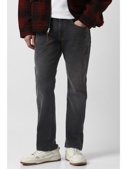 Peter England - Men Grey Light Wash Jeans