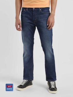Levi's - Men's 511 Dark Blue Slim Fit Jeans