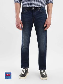 Levi's - Men 511 Navy Blue Slim Fit Jeans