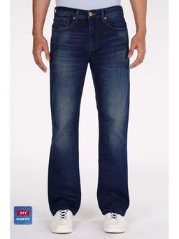Levi's - Mens 511 Slim Fit Navy Blue Jeans
