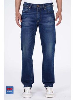 Levi's - Mens 511 Slim Fit Navy Blue Jeans