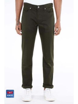 Levi's - Mens 511 Slim Fit Olive Jeans