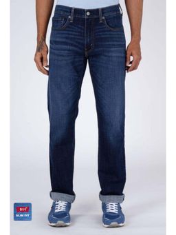 Levi's - Mens 511 Slim Fit Navy Blue Jeans