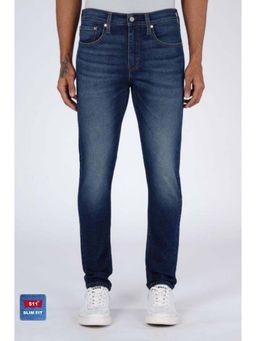 Levi's - Mens 511 Slim Fit Navy Blue Jeans