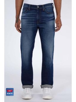 Levi's - Mens 511 Slim Fit Navy Blue Jeans
