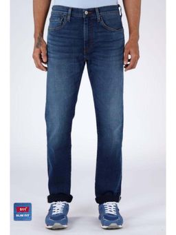 Levi's - Mens 511 Slim Fit Navy Blue Jeans