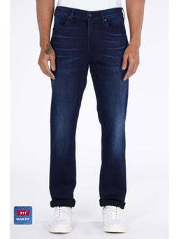 Levi's - Mens 511 Tapered Fit Navy Blue Jeans
