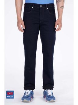 Levi's - Mens 511 Straight Fit Navy Blue Jeans