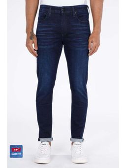 Levi's - Mens 511 Skinny Fit Navy Blue Jeans