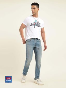 Levi's - Mens 511 Slim Fit Blue Jeans