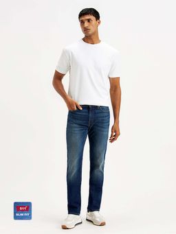 Levi's - Mens 511 Slim Fit Navy Jeans