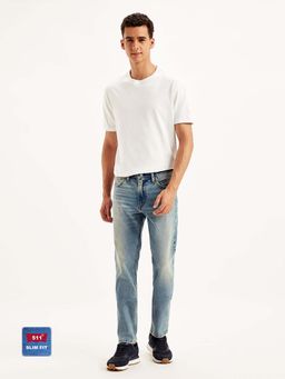 Levi's - Mens 511 Slim Fit Light Blue Jeans