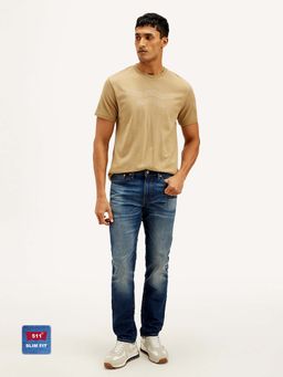 Levi's - Men's 511 Slim Fit Dark Blue Jeans