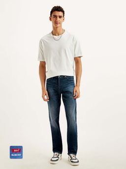 Levi's - Men's 511 Slim Fit Dark Blue Jeans