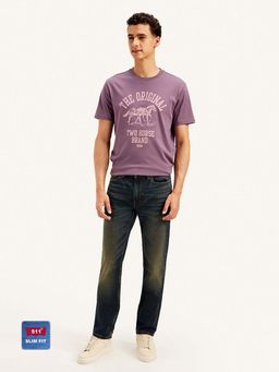 Levi's - Men's 511 Slim Fit Navy Blue Jeans