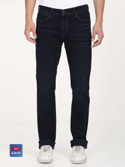 Levi's - Men's 511 Slim Fit Navy Blue Jeans