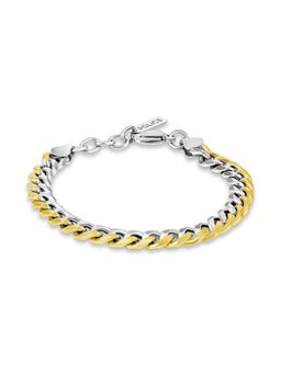 Police - Long-Lasting Ss Gold Two Tone Chain Bracelet - PEAGB0006608