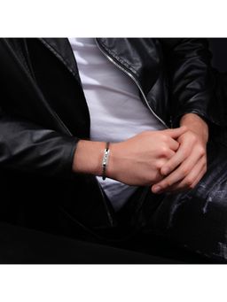 Police - Gripcord Ss Stud Motif Brown Bracelet - PEAGB0038104