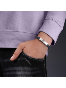 Police - Rotator Ss Grey Navy Reversible Bracelet - PEAGB0038404